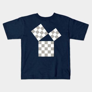 Pythagorean Theorem Triple Squares Graphic Math And Geometry Kids T-Shirt